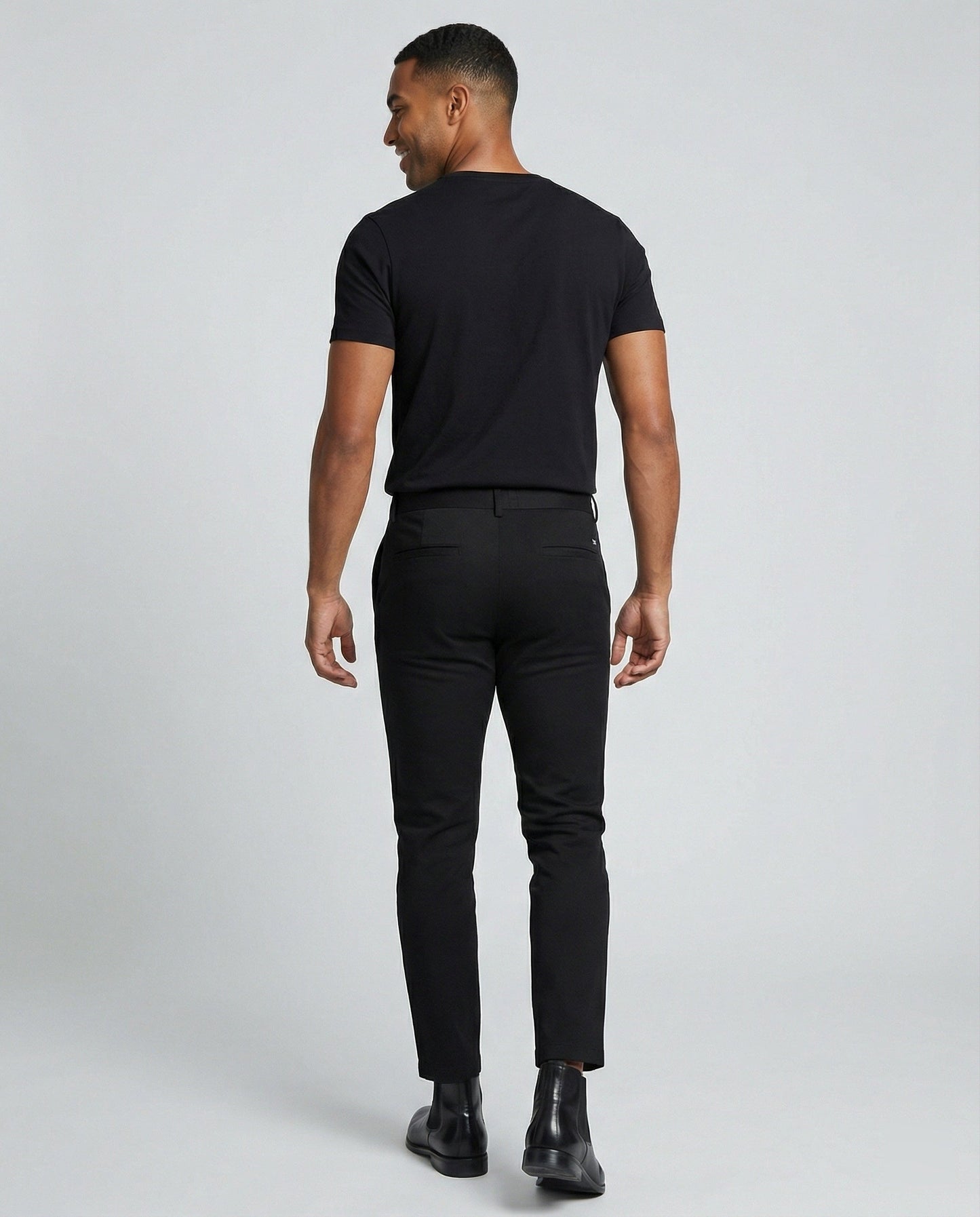 Herren Slimfit Anzughose Mit Taschen