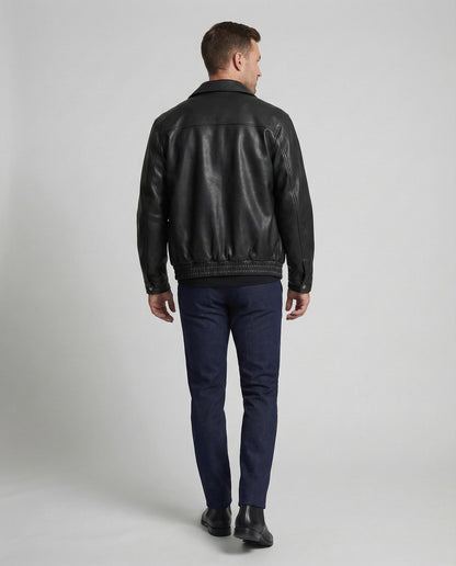 Herren Kunstlederjacke