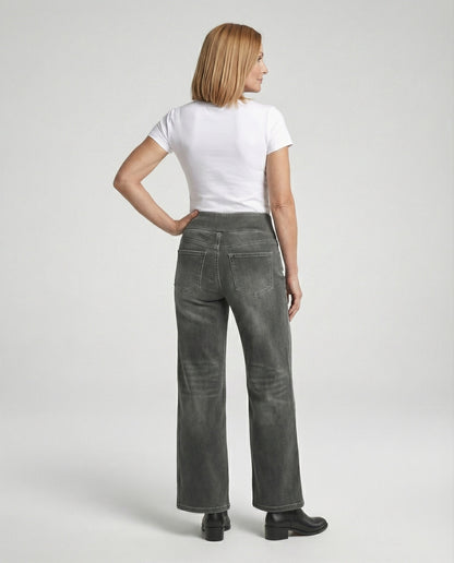 Damen High Waist Flared Jeans