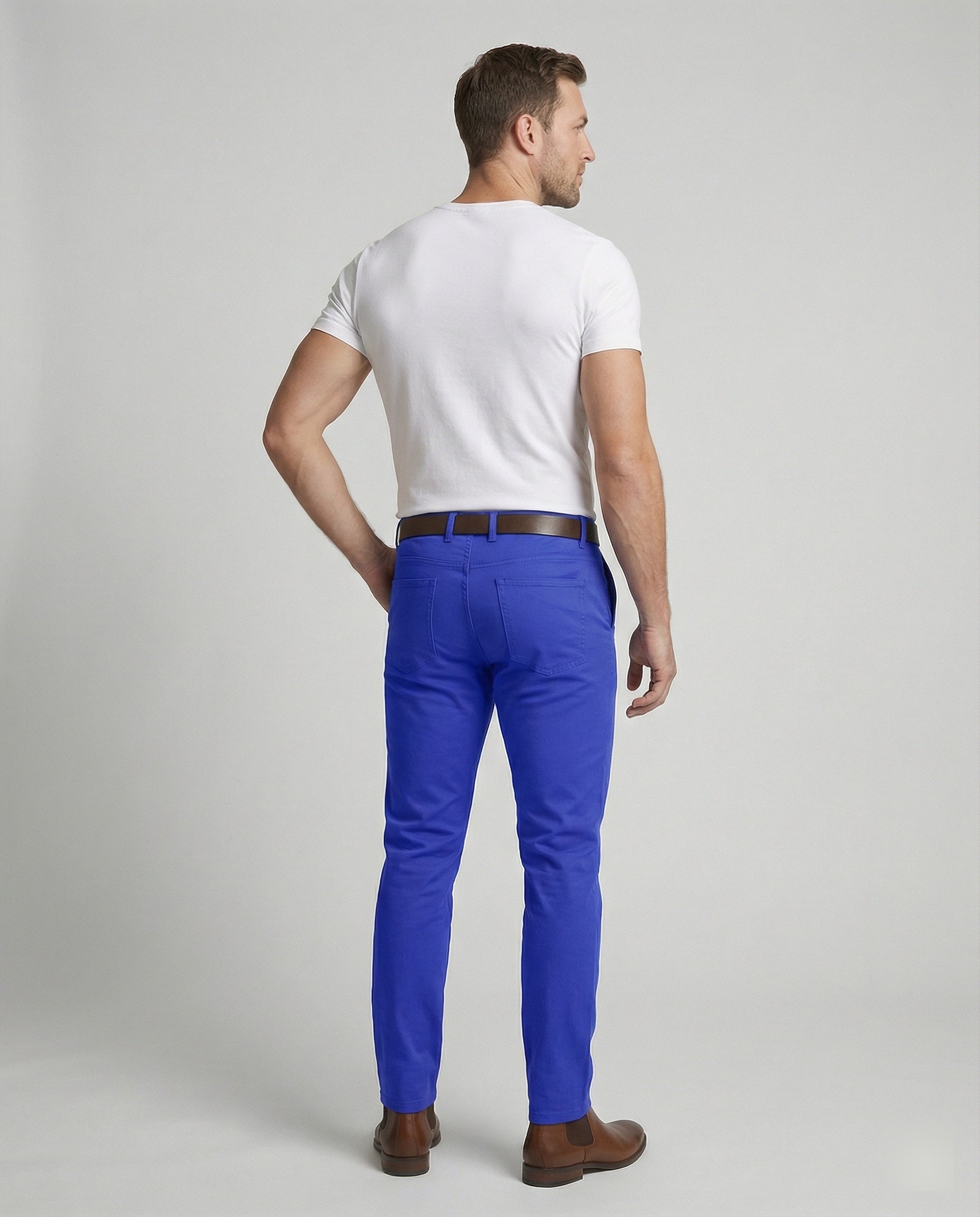 Herren Slim Fit Freizeithose elastisch - Eveloria