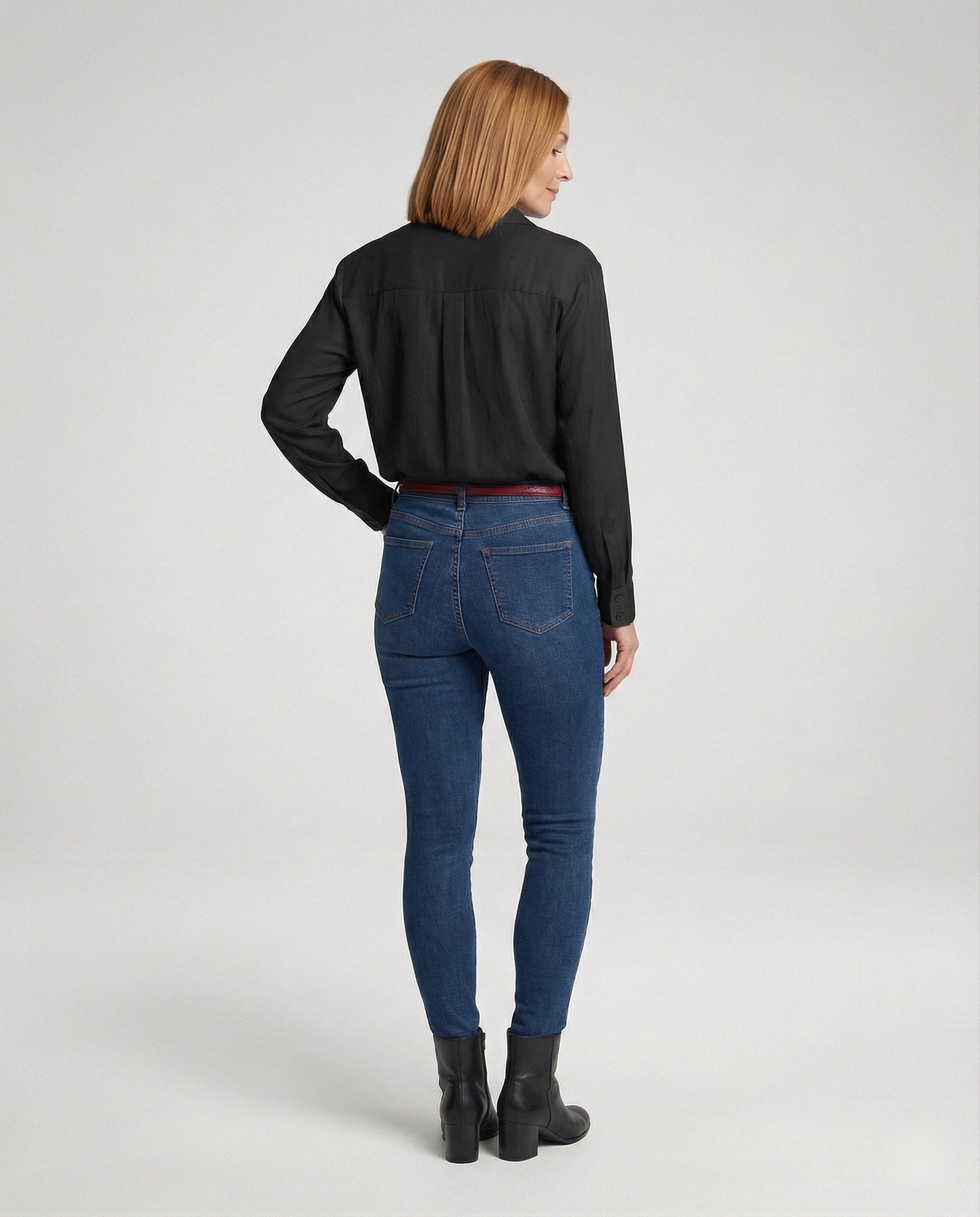 Damen Bluse Spitze Akzent Weiss - Eveloria
