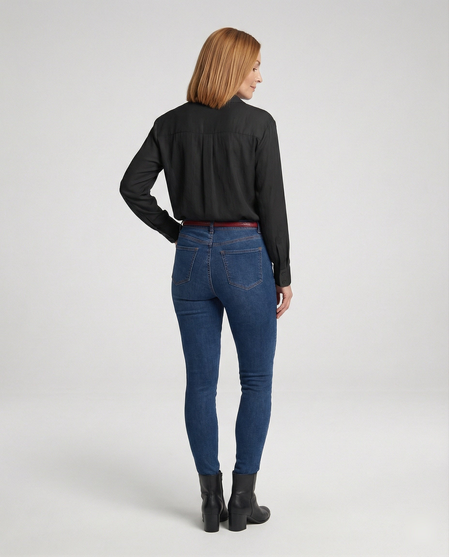 Damen Bluse Spitze Akzent Weiss - Eveloria