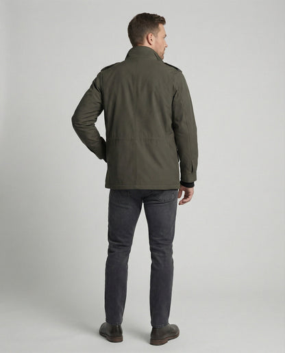 Herren Utility-Jacke Hochkragen - Eveloria