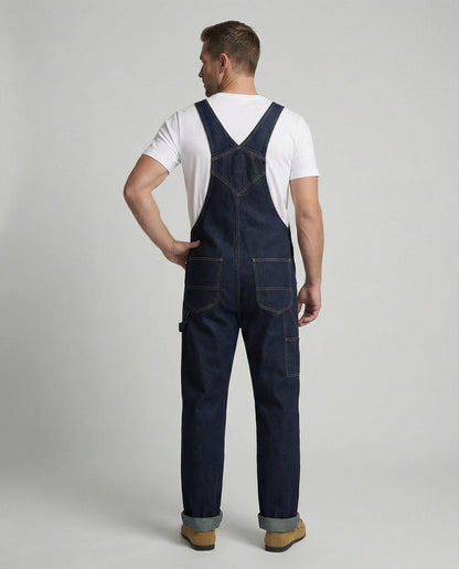 Herren Latzhose Denim Jeans