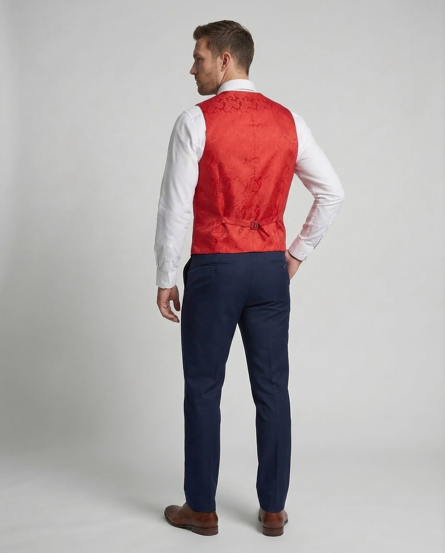 Herren Paisley Anzugweste Elegantes Design