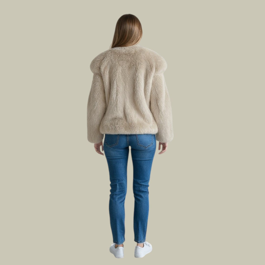 Damen Rollkragenpullover Übergroß Wintersaison