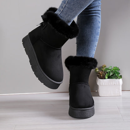 Damen Winterstiefel Warmfutter Rutschfeste Sohle