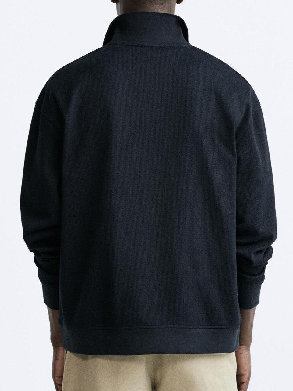Beiger Pullover Polokragen Lässig Eleganz