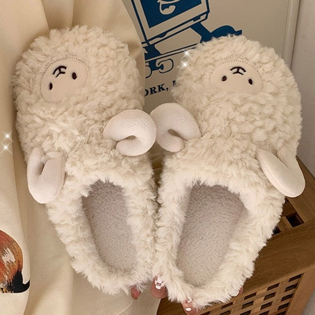 Eveloria Damen Flauschige Tierpantoffeln