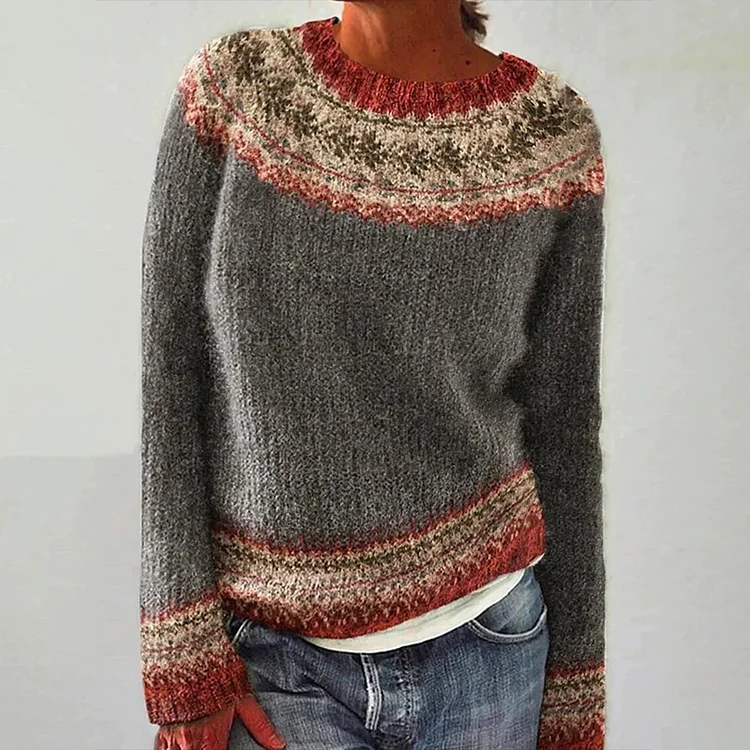 Eveloria Damen Strickpullover Bequem - Eveloria