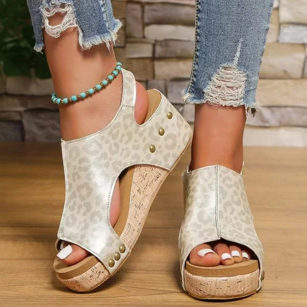 Eveloria Damen Orthopädische Plateausandalen