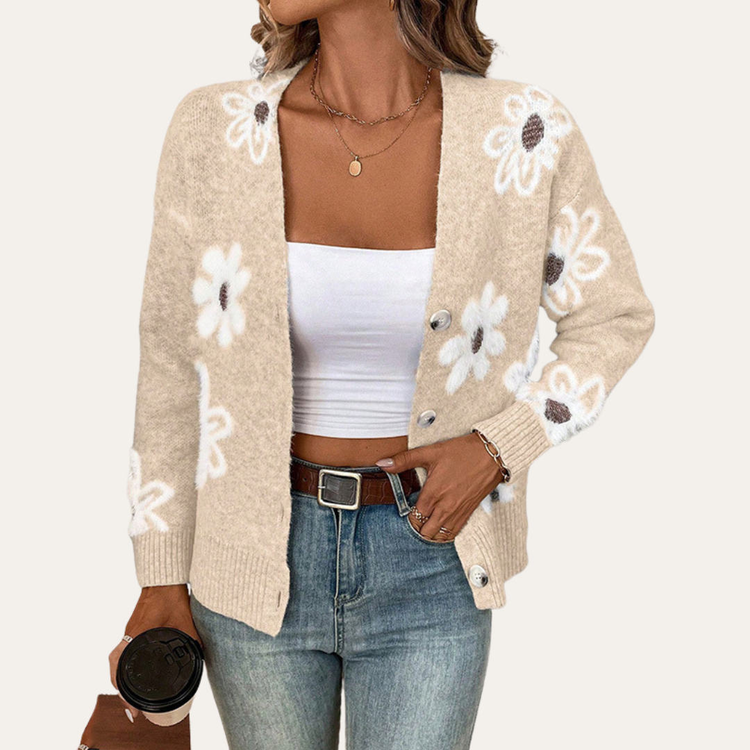 Eveloria Damen Strickcardigan Trendig
