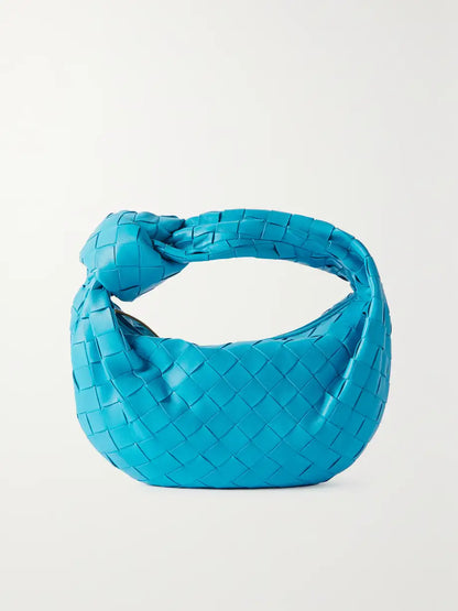 Damen Mini Hobo Handtasche Leder Lässig Braun