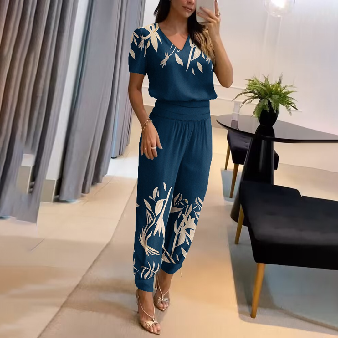 Eveloria Damen Jumpsuit Elegant Abend