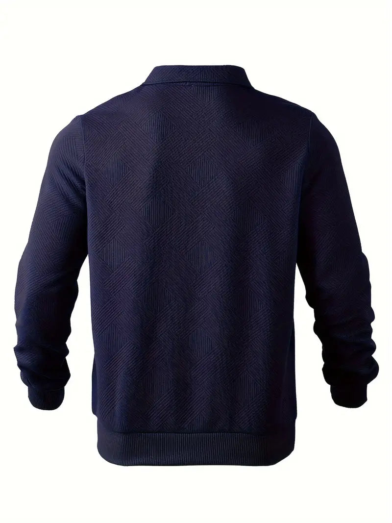 Eveloria Herren 1/4-Zip-Pullover Stilvoll