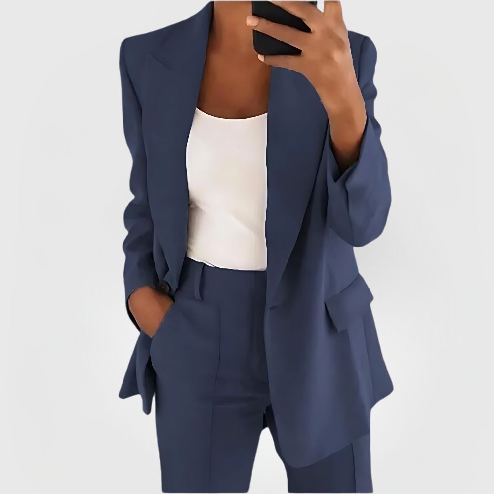 Damen Business Anzug Hose Blazer