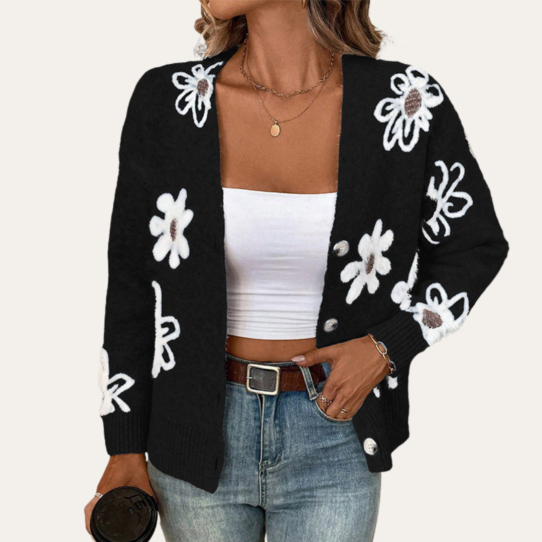 Eveloria Damen Strickcardigan Trendig