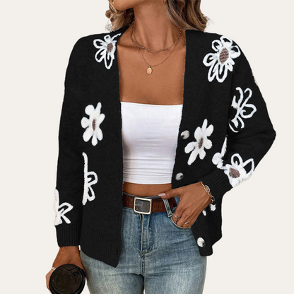 Eveloria Damen Strickcardigan Trendig