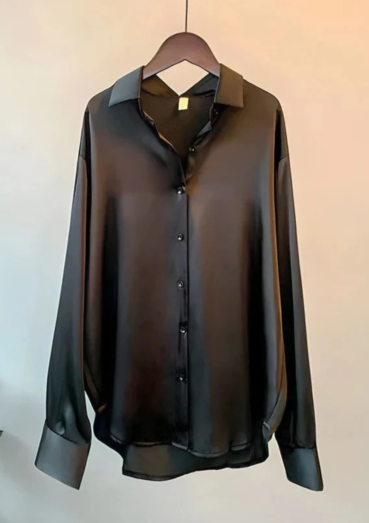 Damen Bluse Klassischer Kragen Knopfleiste Weiß