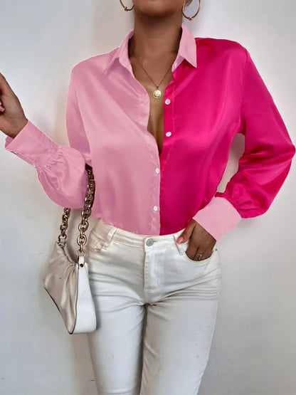 Damenhemd Vintage Stil Bluse