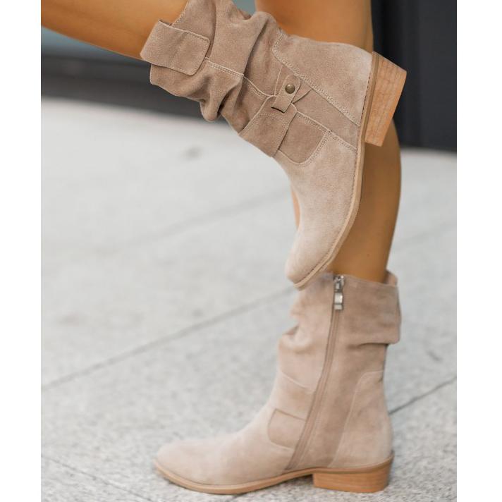 Eveloria Damen Stiefelette Reißverschluss