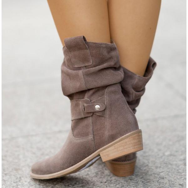 Eveloria Damen Stiefelette Reißverschluss