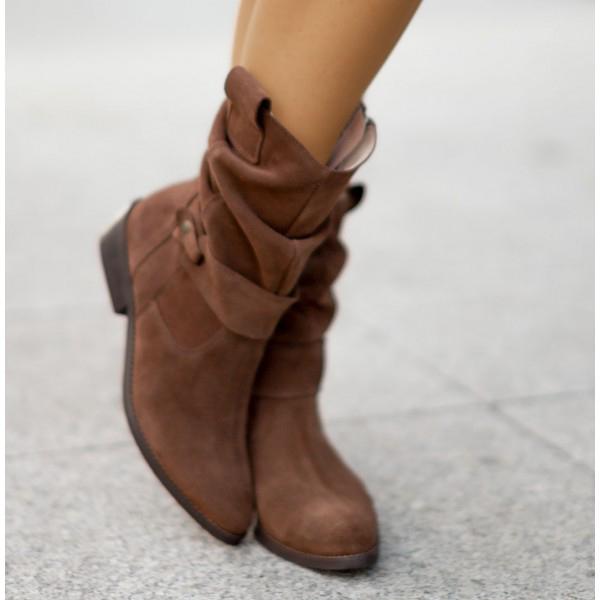 Eveloria Damen Stiefelette Reißverschluss