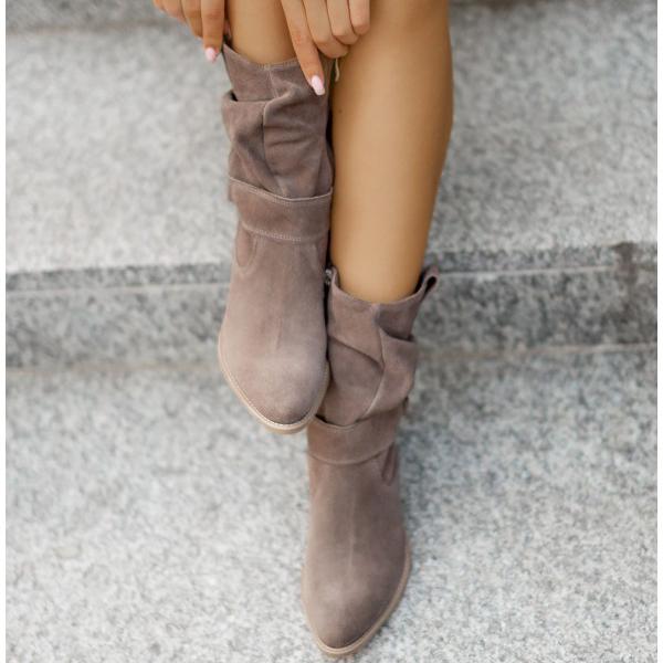 Eveloria Damen Stiefelette Reißverschluss