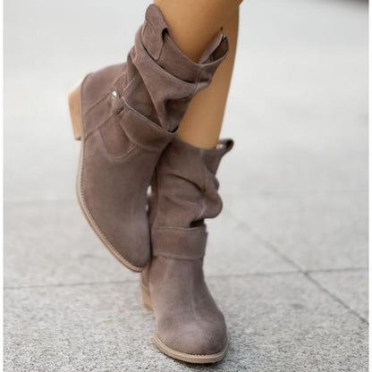 Eveloria Damen Stiefelette Reißverschluss