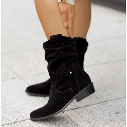 Eveloria Damen Stiefelette Reißverschluss