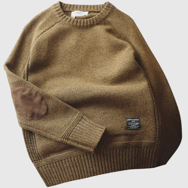 Bruno Herren Gestrickter Winterpullover