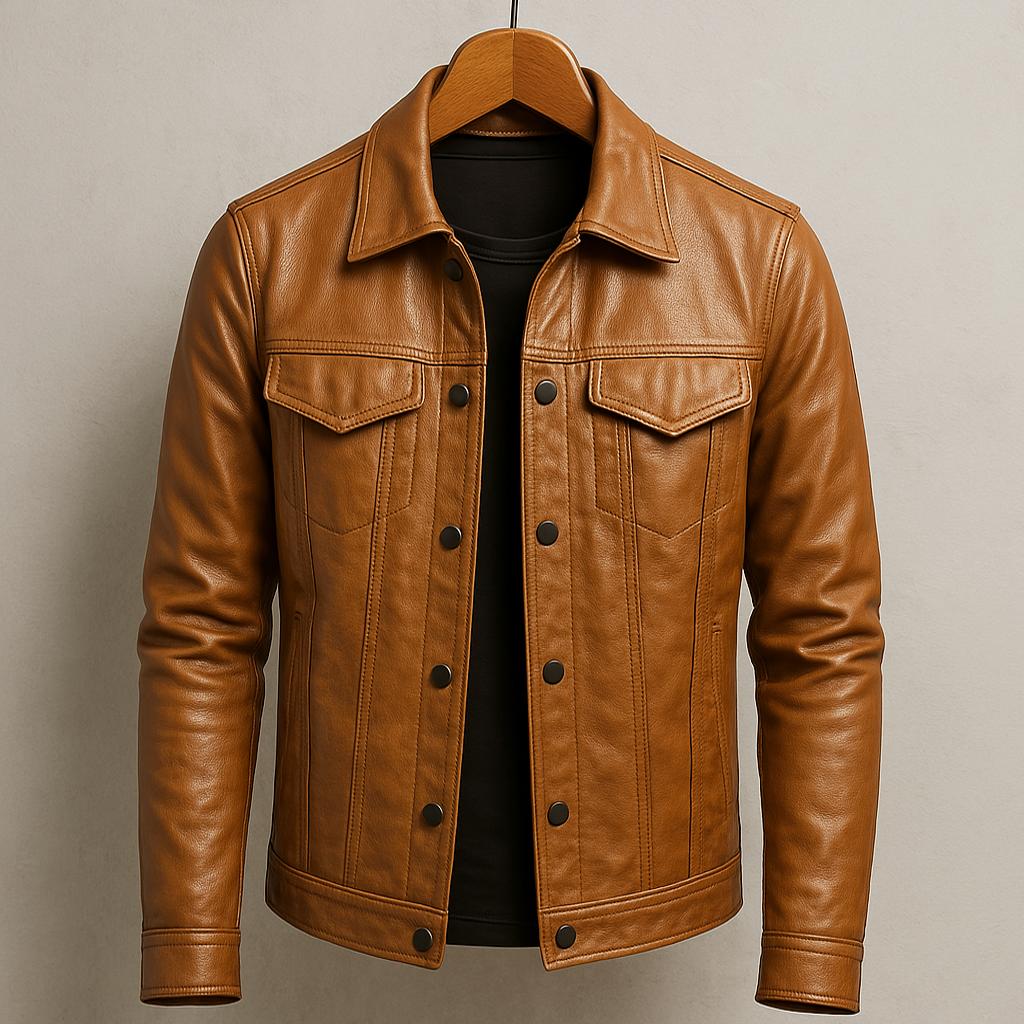 Herren Lederjacke Klassisch