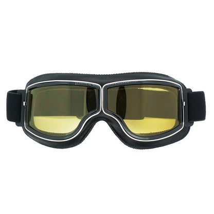 Herren Motorradbrille Polarisiert Vintage-Design