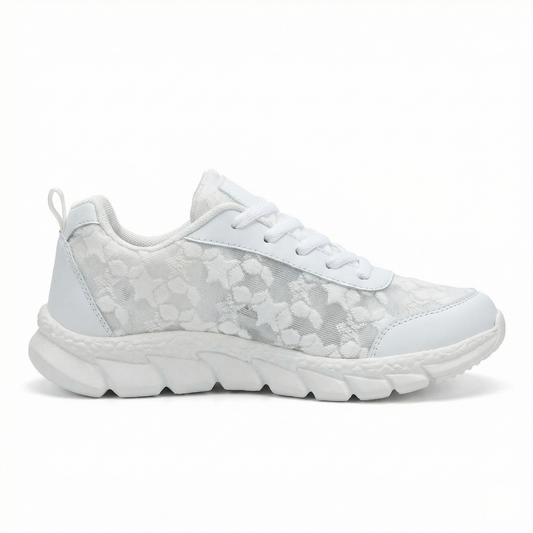 Damen Orthopädische Sneakers Fußgewölbeunterstützung Schwarz - Eveloria