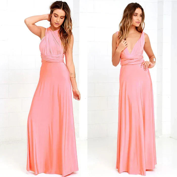 Eveloria Damen Wickelkleid Elastisch Mit Trägern