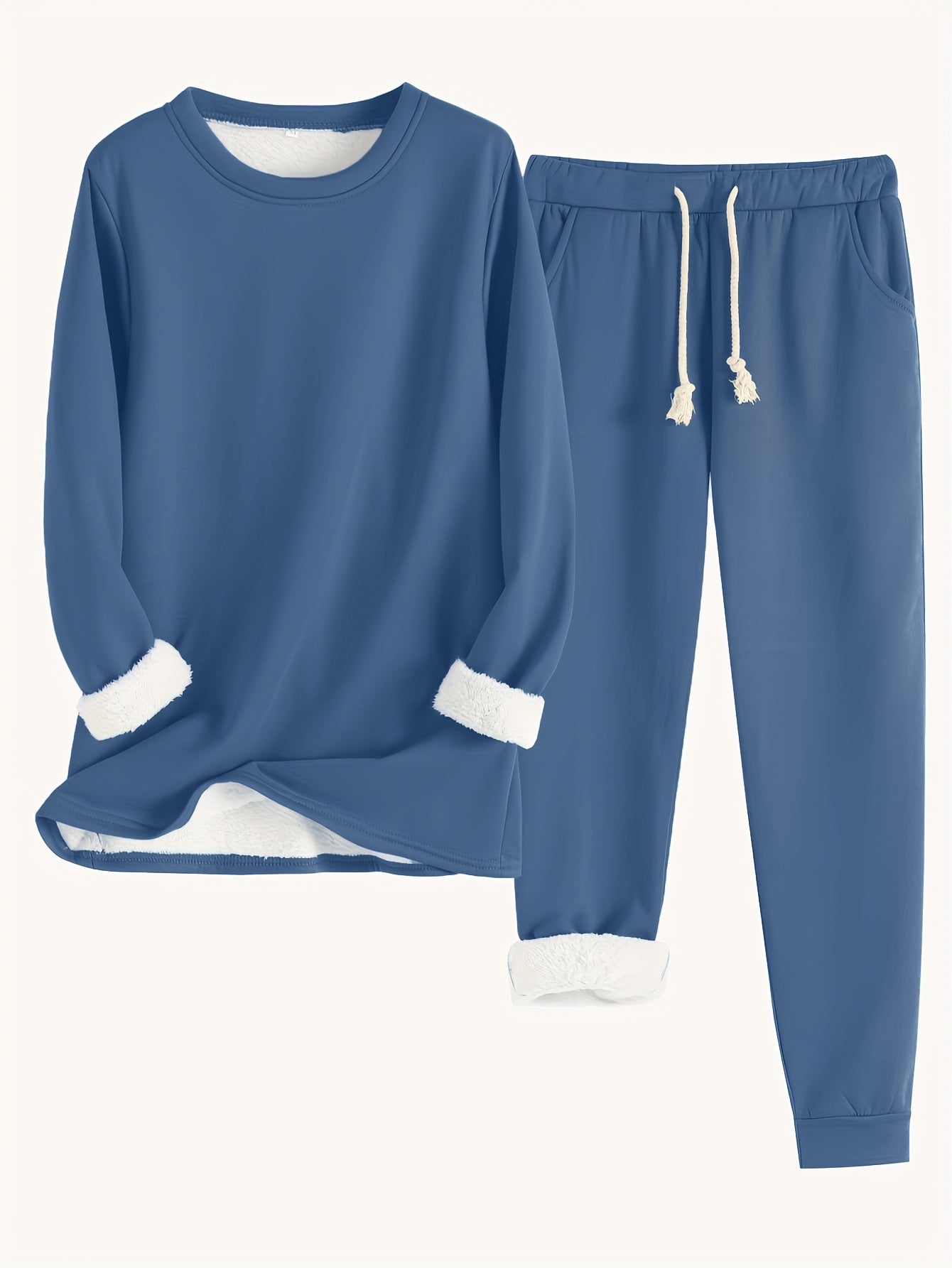 Damen Lässiges Winter-Loungewear-Set