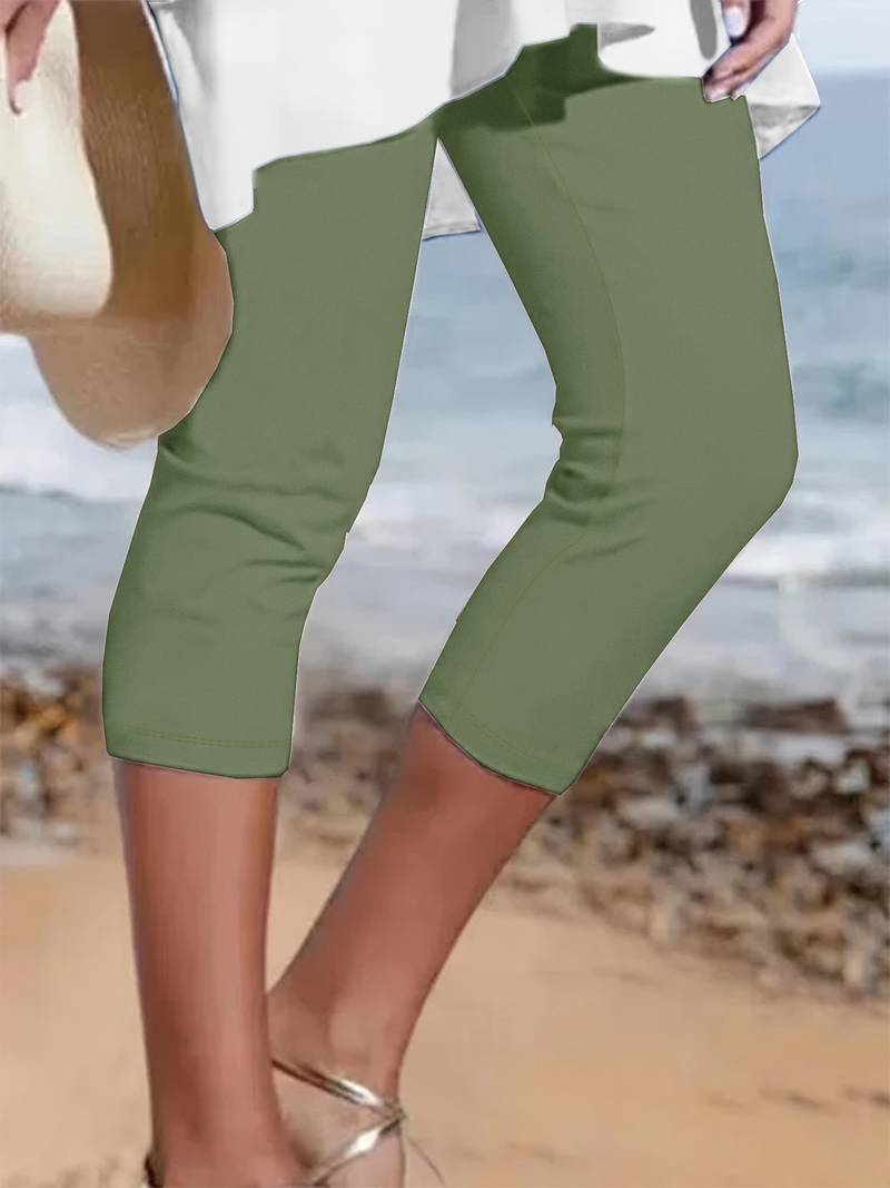 Damen Leggings Bequem Alltag