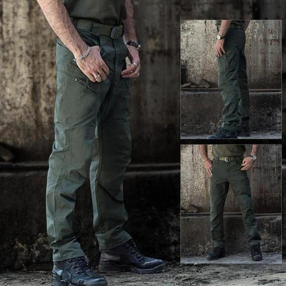 Herren Dehnbare Cargohose Lang