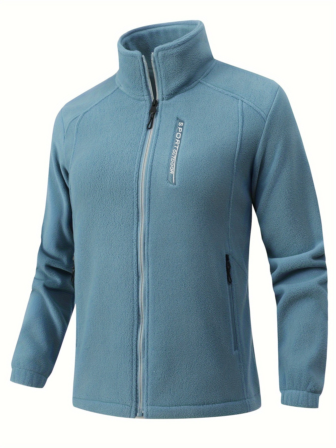 Damen Softjacke Stehkragen Zippbar