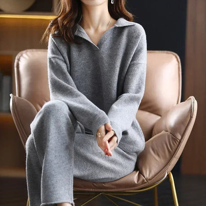 Eveloria Damen Kaschmir-Set