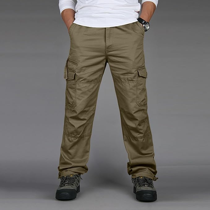 Herren Chino Cargohose Lang