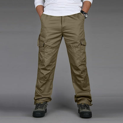 Herren Chino Cargohose Lang