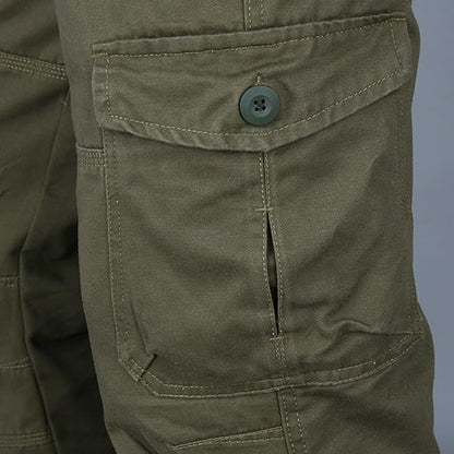 Herren Chino Cargohose Lang