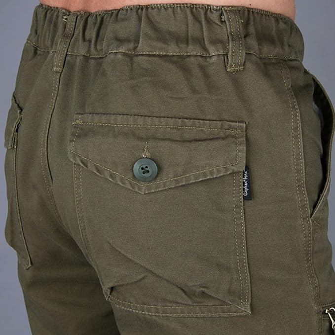 Herren Chino Cargohose Lang