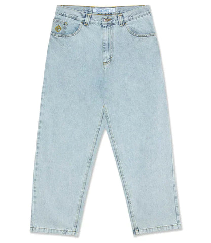Herren Frühlingsjeans Entspannte Passform Weites Bein Blau