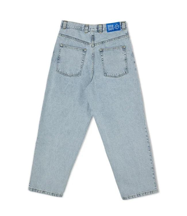 Herren Frühlingsjeans Entspannte Passform Weites Bein Blau