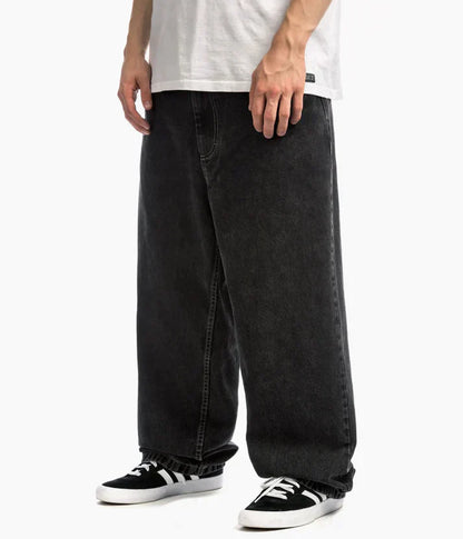 Herren Frühlingsjeans Entspannte Passform Weites Bein Blau - Eveloria