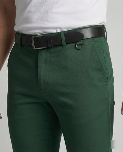 Herren Slimfit Chinohose Bequem