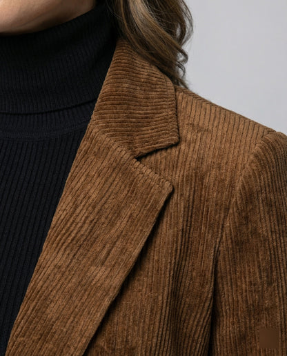 Damen Blazer Elegant Cord