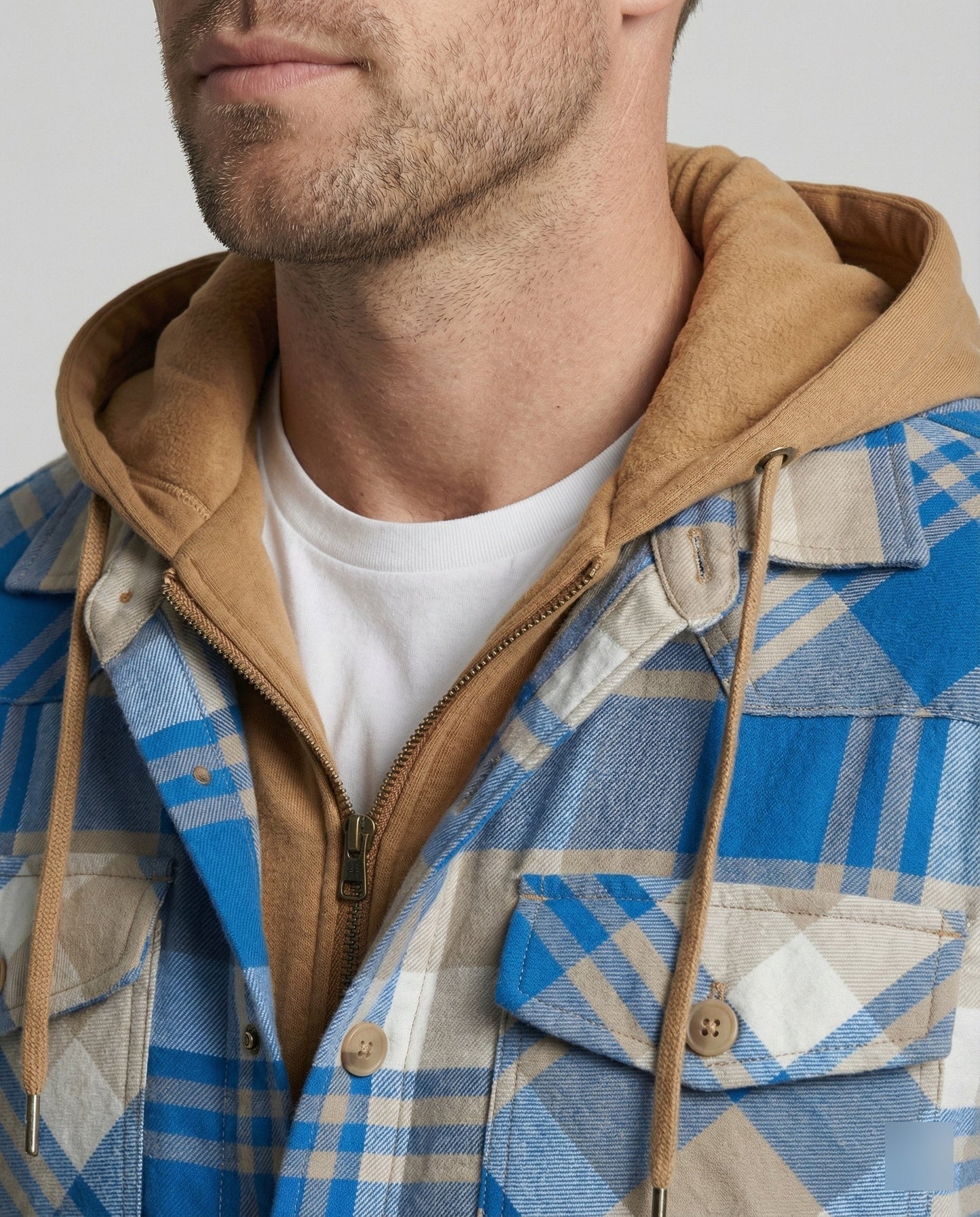 Herren Gefütterte Holzfällerjacke